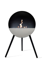 Eye Black Freestanding Fireplace