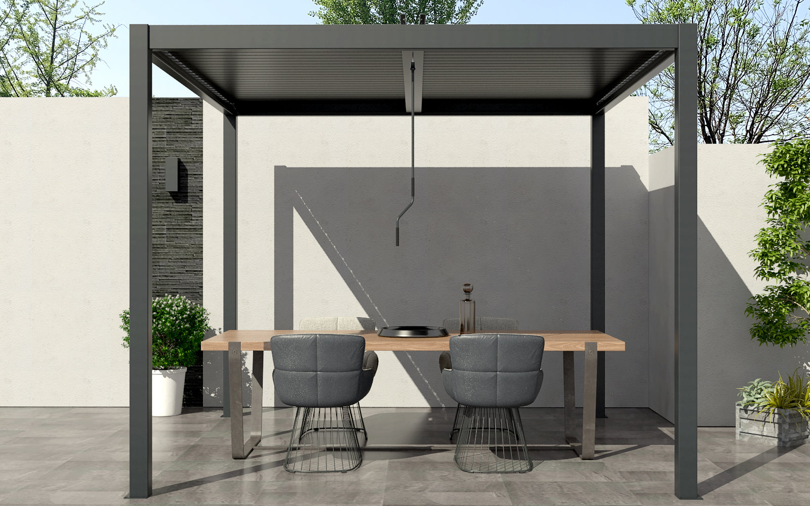 Rhea Aluminium Pergola