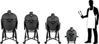 Grill Guru Prime Compact Kamado BBQ | Matt Black