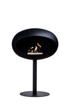 Dome 625 Black Ground Steel Low Free Standing Fireplace