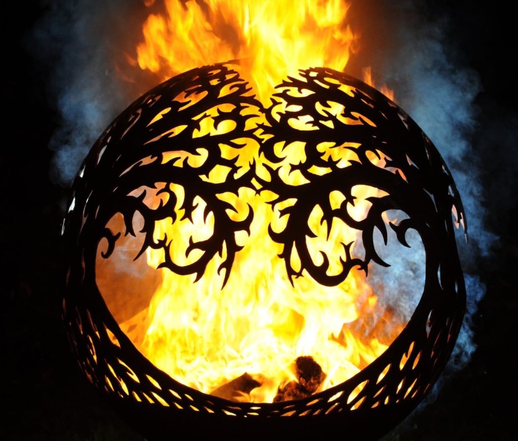 Tree of Life Firepit Sphere