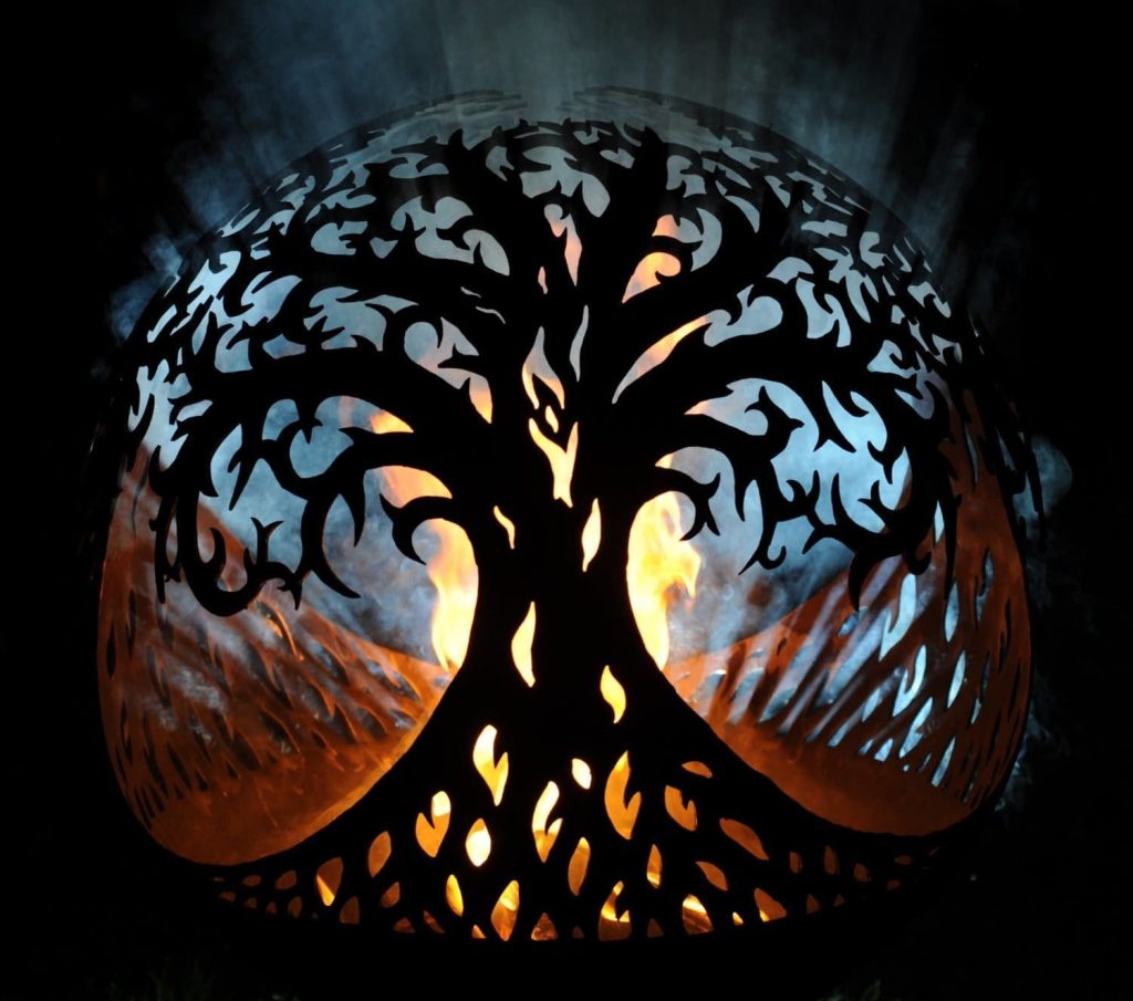 Tree of Life Firepit Sphere