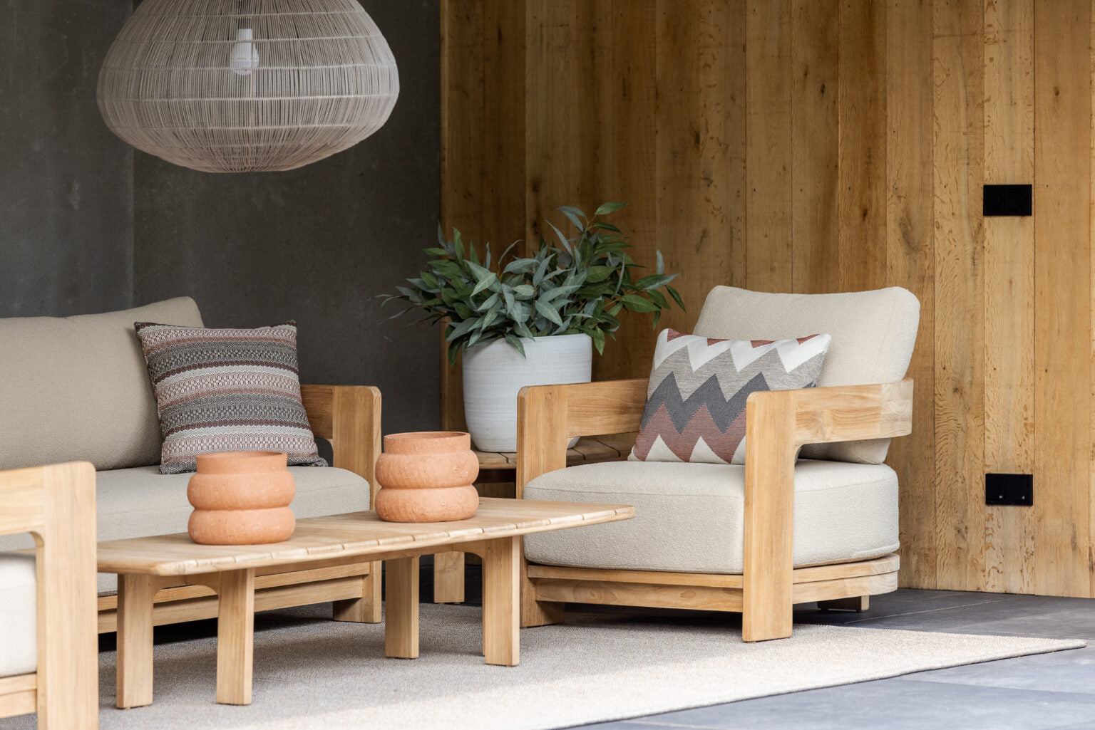 Tonga Teak Garden Lounge Set