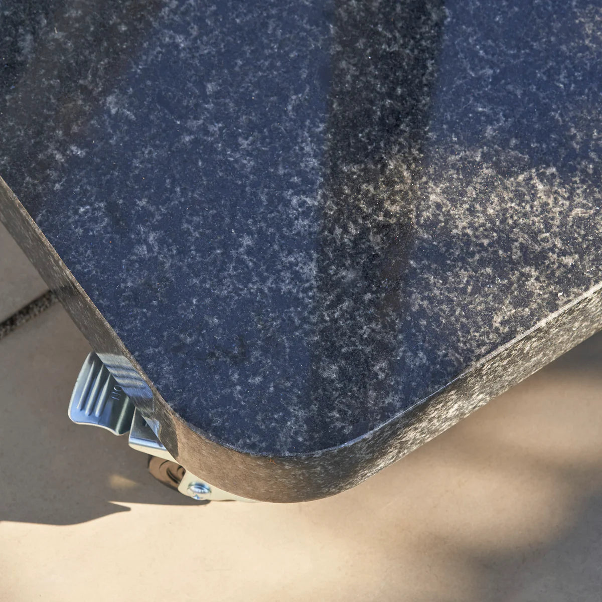 Glow Challenger T2 3m Square Cantilever Parasol in Anthracite with 90kg Granite Base