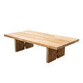 Wooden table with a white background