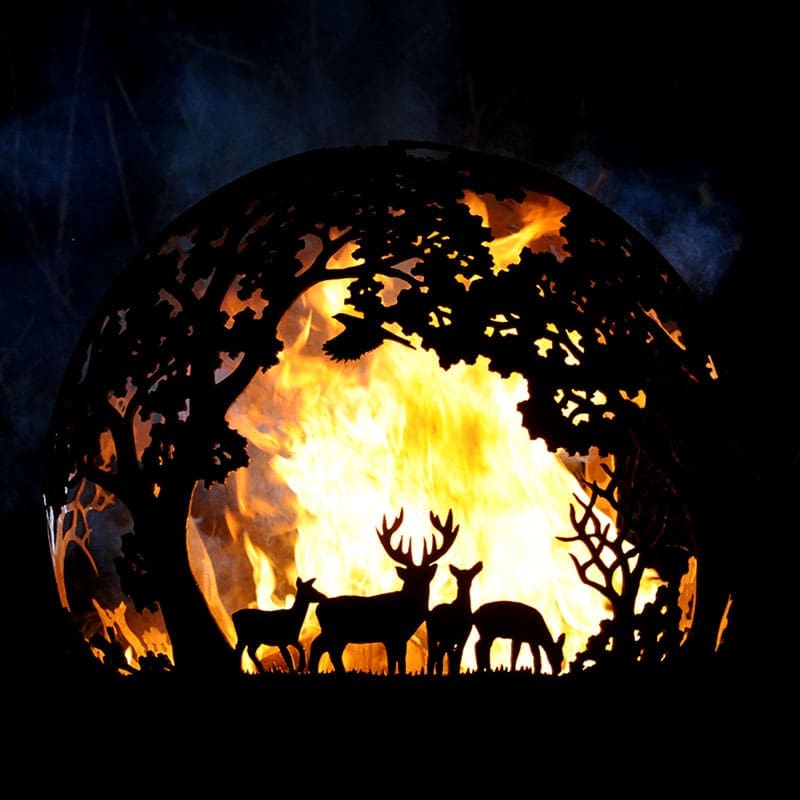 English Country Firepit Sphere