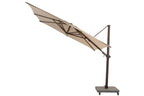 Siesta Cantilever Parasol 3 x 3 m Wood Look Frame with Beach Canopy