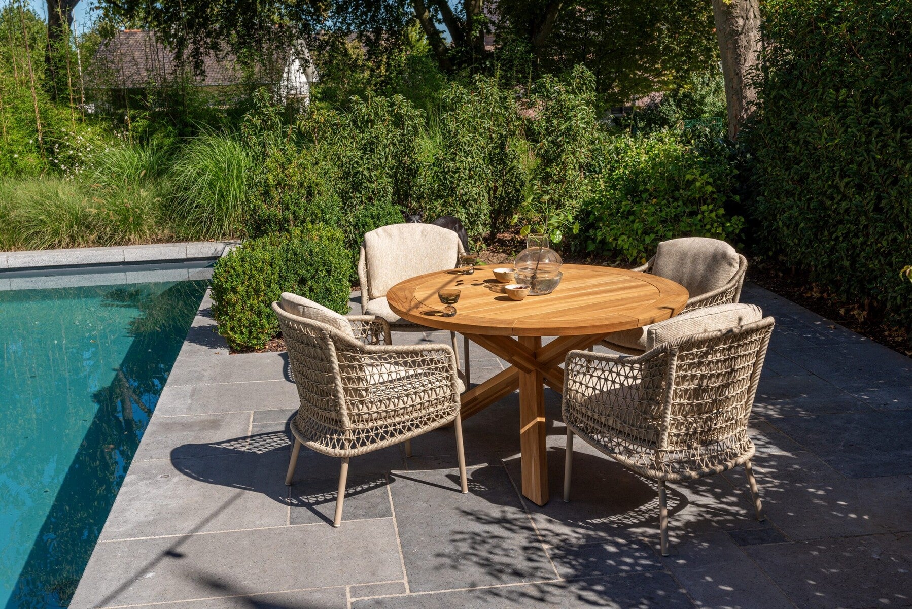 Puccini 4 Seat Dining Set