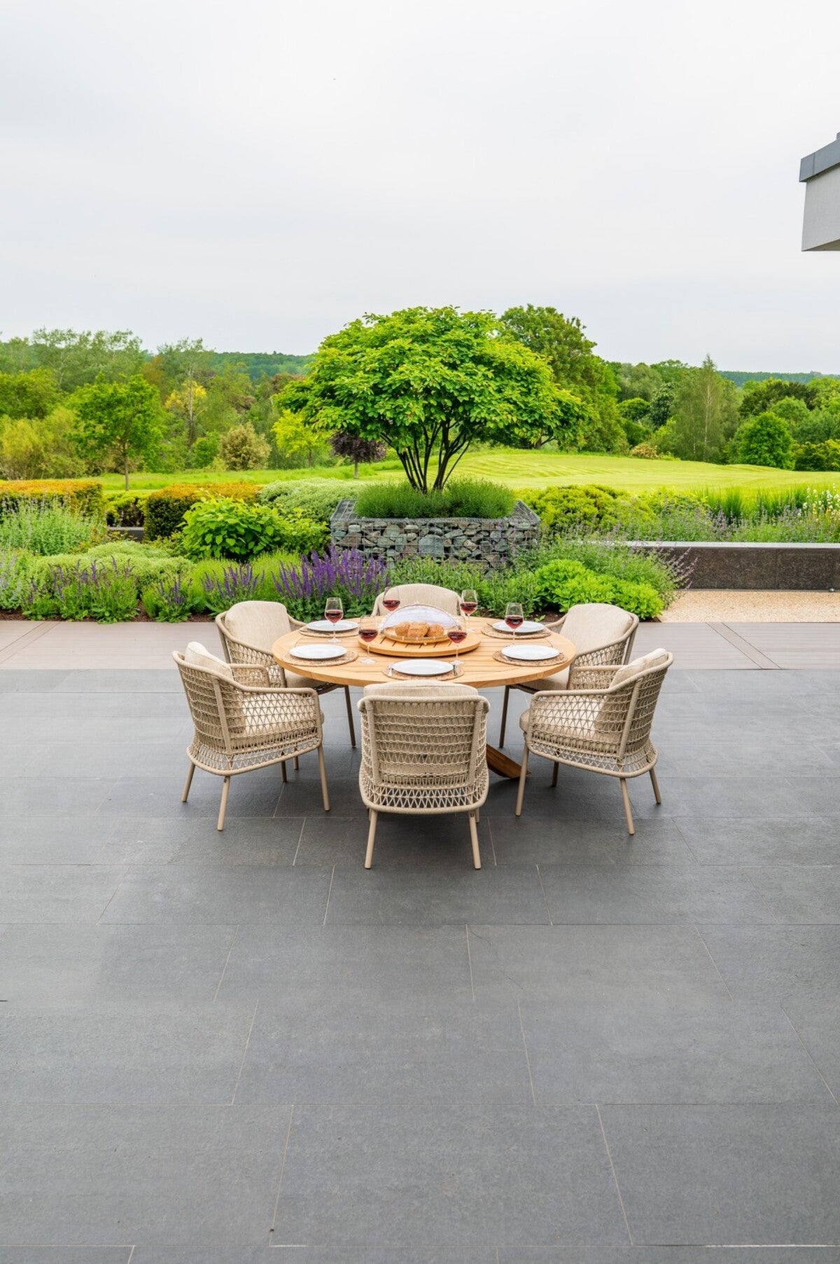 Puccini 6 Seat Round Dining Set